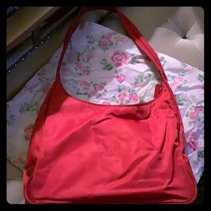 Red Prada Handbag